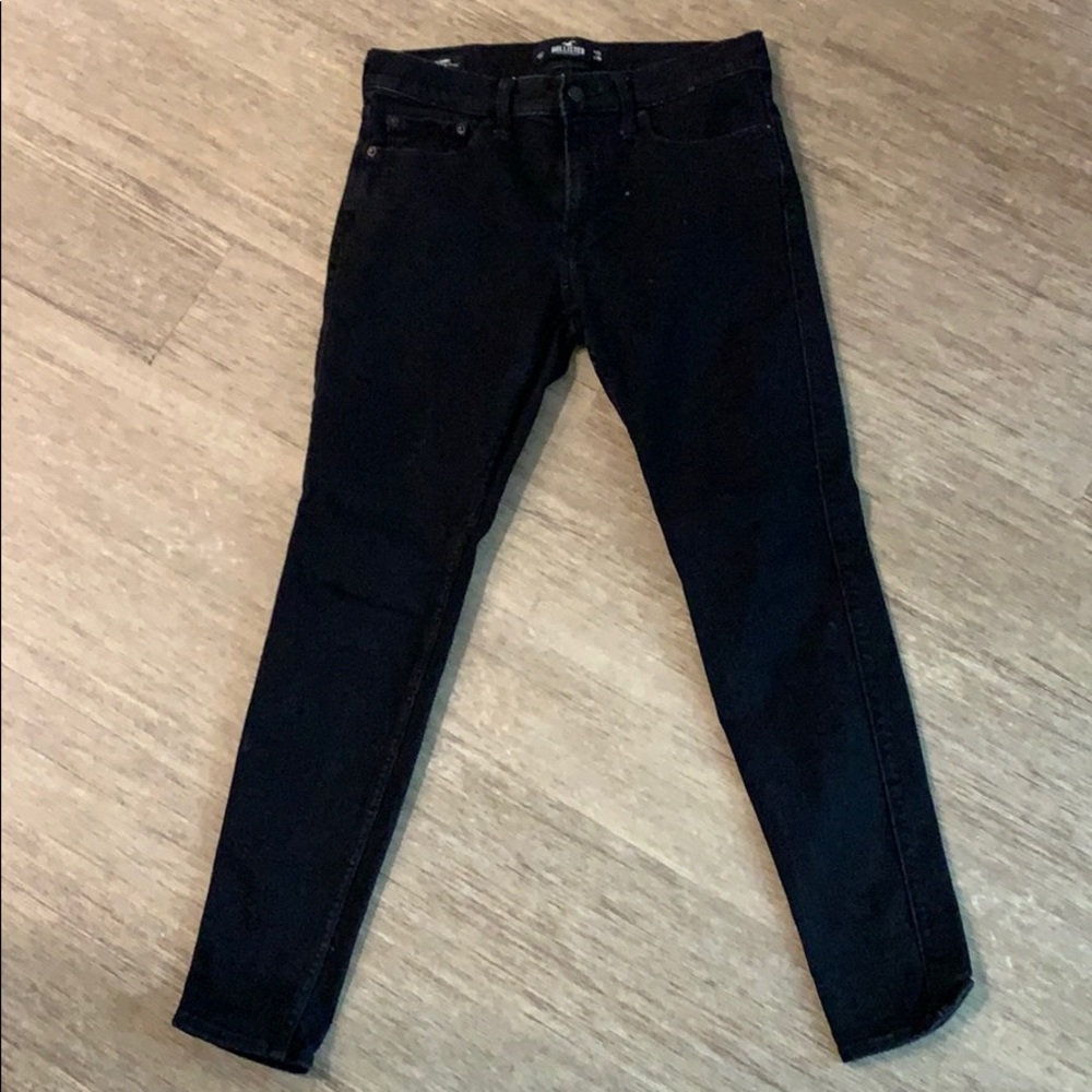 Super skinny black hollister jeans